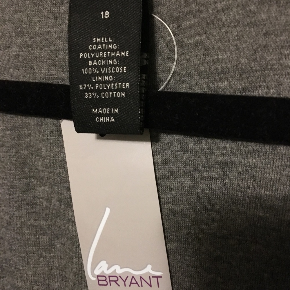 🌹HOST PICK🌹 NWT LANE BRYANT black zippered vest - Picture 7 of 8